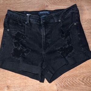 Aeropostale Dark Denim Jean Shorts